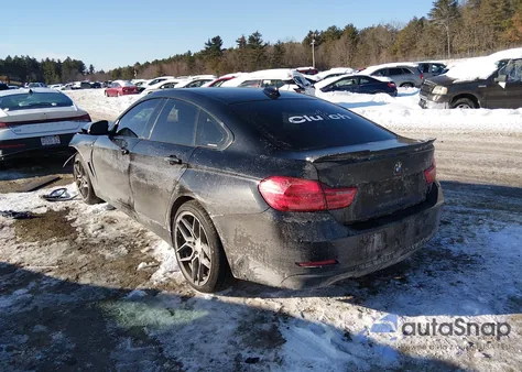 2015 BMW 428 Gran Coupe xDrive из США, поврежденный, VIN WBA4A7C53FD414404